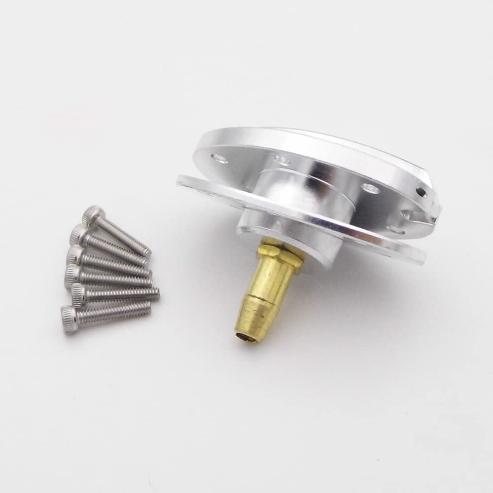 Spielzeugzubehör Aluminium-Kraftstofffüllfüller Fual Pickup Nippel Kraftstoffdüse Tankdeckel Deckel Kompatibel mit RC Gasline Nitro Boot Marine Flugzeug