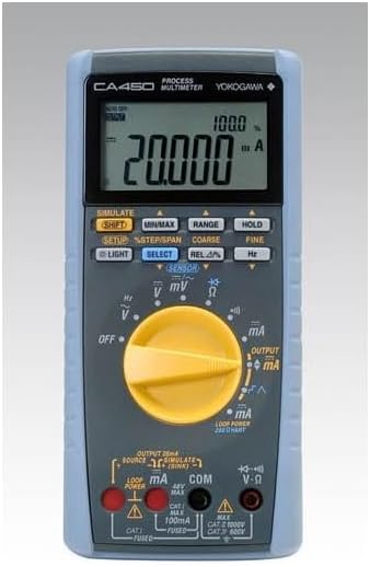 CA450-E/TE Process Multimeter with 4 AA Batteries, 98073 - Testing Leads, 98064 - Lead Cable, 99042 - Fuse, DOCIM - English Instruction Manual