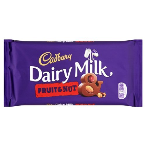 Preisvergleich Produktbild Cadbury Dairy Milk Fruit & Nut Bar 200g by Cadbury