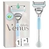 Gillette Venus + Satin Care Rasoir Pour Femmes Pour La Peau Et Les Poils Pubiens, Manche R...
