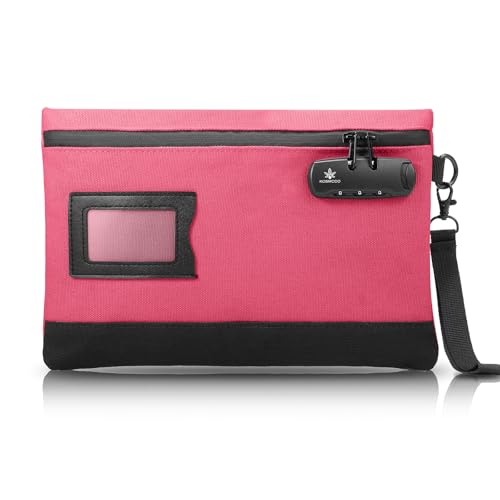 Sac à Argent étanche Avec Serrure à Combinaison - Pour Documents, Bijoux, Voyage - Nylon Résistant
