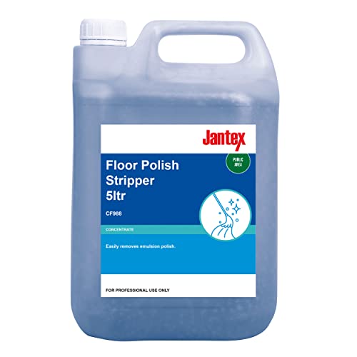 Jantex Floor Stripper Concentrate 5Ltr - Professional Fast-acting Formula Concentrated Solution Heavy Duty Floor Stripper CF988