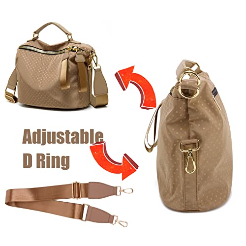 Bolso cruzado de nylon para mujer, ligero y antirrobo miniatura 5