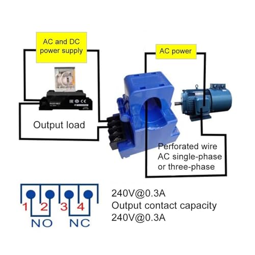 Transductor de interruptor de corriente CA digital con rango de entrada hasta 50A 5