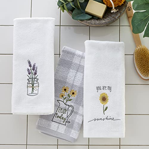 SKL Home by Saturday Knight Ltd. Hand Towel Set, Cotton, Lavender - Image 2