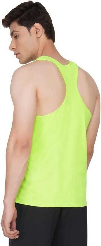 Image of MASCARI Men's Regular Sleeveless Polyester Vest | Anti-Microbial | Anti Odor, Breath tech Super Soft & Comfort Fit Gym Vest for Workout MASCARI P