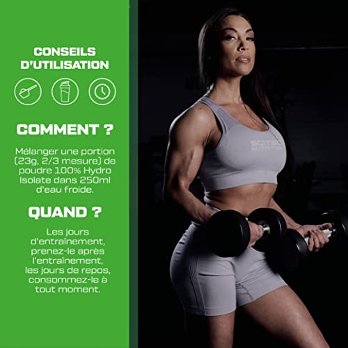 Isolat hydrolysé Scitec Nutrition 100% Hydro Isolate sans gluten récupération chocolat - 7