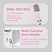 Auto Dual Voltage Hair Dryer Brush,110V-120V/220V-240V,Travel HairDryer Brush,Small Hot Airbrush,Blow Dryer Brush,Small Hair Dryer Brush,4 in 1 Hair Dryer and Styler Volumizer
