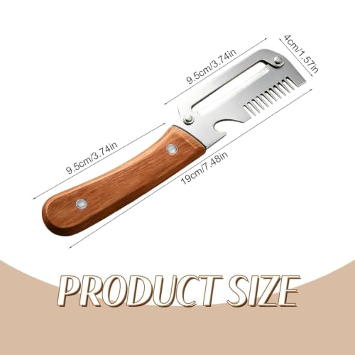 Image of Vegetable Peeler Stainless Steel Julienne Peeler with Dual Blade Head Handheld Kitchen Tool (3-in-1 Zero Snag Peeler 2pcs)