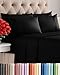 Queen Size Sheet Set - 6 Piece Set - Hotel Luxury Bed Sheets - Extra Soft - Deep Pockets - Easy Fit - Breathable & Cooling Sheets - Wrinkle Free - Comfy - Black Bed Sheets - Queens Sheets - 6 PC