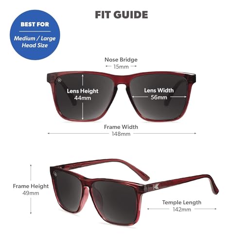 Image of Knockaround Square Polarized Sunglasses for Men & Women - UV400 Protection