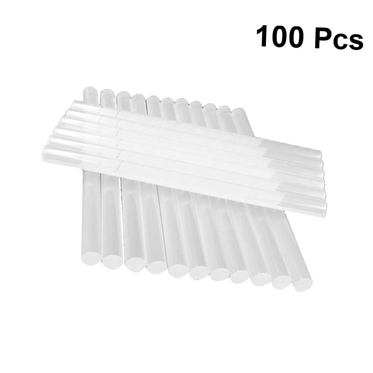 100 Stück Transparente Heißklebestifte 7mm X 19cm für Schule und Zuhause
