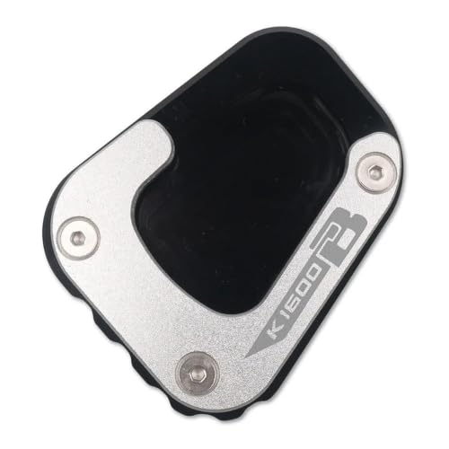 Placa de soporte CNC de aluminio negro para BMW K1600B extensión mecanizada de alta estabilidad 3
