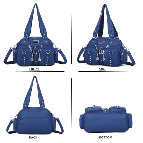 Image of Angel Kiss Small Purse Handbag for Women Crossbody and Shoulder Bags Multipocket Soft Hobo Purses