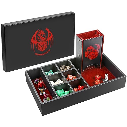 DND Dice Tray & Tower Storage Box