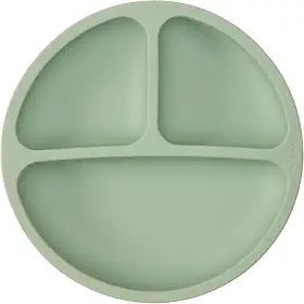 Buba Pratinho Em Silicone Com Ventosa Verde
