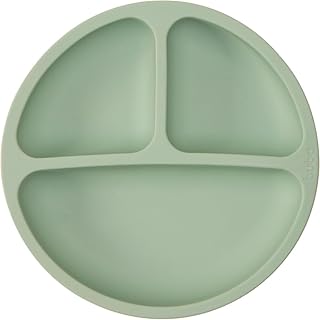 Buba Pratinho Em Silicone Com Ventosa Verde