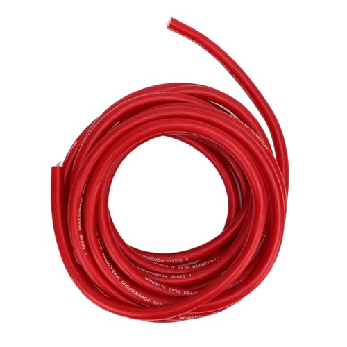 Câble de batterie AWG 1 flexible Keenso rouge 25 pieds pour éliminer les pertes de tension