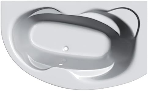 Home Standard Eclipse Bathroom Corner Bath Tub Acrylic & Front Panel 1500mm x 1000mm (Right Hand)
