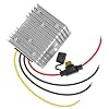 DC 18V-58V to 12V 20A 240W Step Down Converter 18V 20V 24V 36V 48V to 12V Golf Cart Voltage Regulator Reducer Waterproof Buck Transformer Wth Fuse