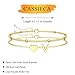 CASSIECA Pulsera Inicial de Oro con Corazón y Dijes de Letras para Mujer Imagen de CASSIECA Pulsera Inicial de Oro con Corazón y Dijes de Letras para Mujer