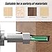 Boxonly Straight Router Bit 8mm Shank,Double Flute Woodworking Milling Cutter Router Bits 6mm Cut Diameter 30mm Cut Length Cutting Trimming Cutter Routing Bits