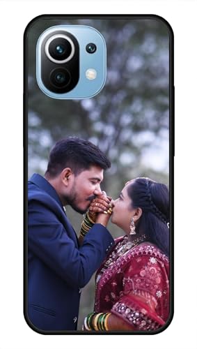 Image of NDCOM for Customised Mi 11 Lite / 11 Lite NE 5G Back Cover | Ultra Slim Back Cover Mi 11 Lite | Case DIY Personalised Photo Design | Customized Gift Custom Text Name Printed Metal Case