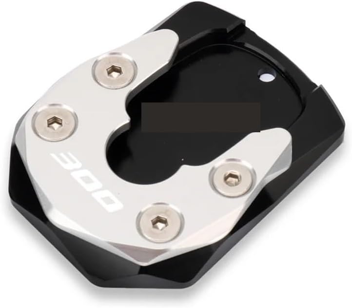 Motorcycle Foot Plate Pad for Y&AMAHA XMAX300 Xmax 300 X-MAX 300 X-MAX300 2023 2024 Motorcycle CNC Kickstand Sidestand Stand Extension Enlarger Pad