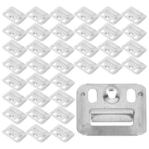 Herrajes para colgar espejos de acero inoxidable Alipis, pack de 100 piezas para paneles 2