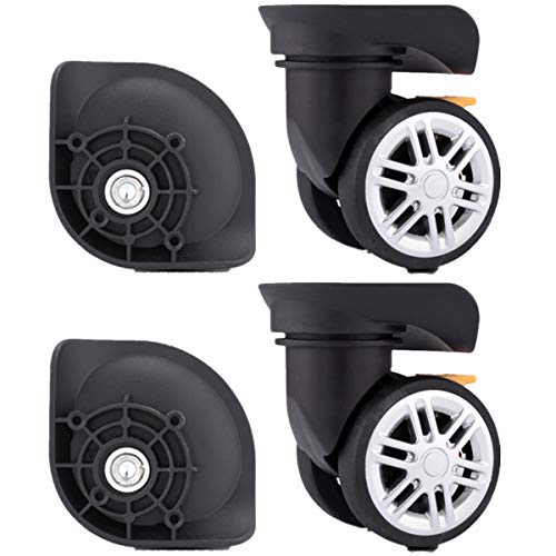 Liaozy888 Replacement Spring Luggage Wheels W282# (Di Long) Replacement Luggage Wheel/Wheels for suitcases/Draw bar Box (2 Pair/Set)