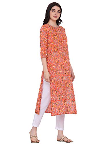 Image of Anyra Women's Cotton Regular Kurta with Bottom