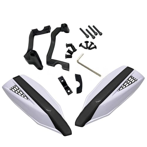 Plaque en plastique coupe-vent et anti-chute pour protège-mains moto de modification