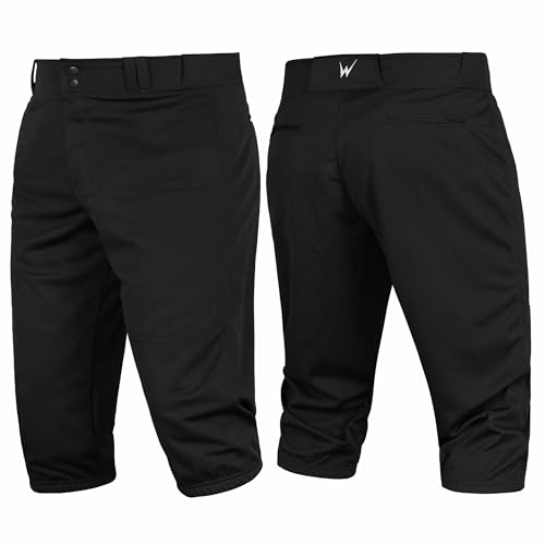 WEARCOG Premier Baseball Pants | Calça de beisebol adulto com passadores de cinto na parte inferior