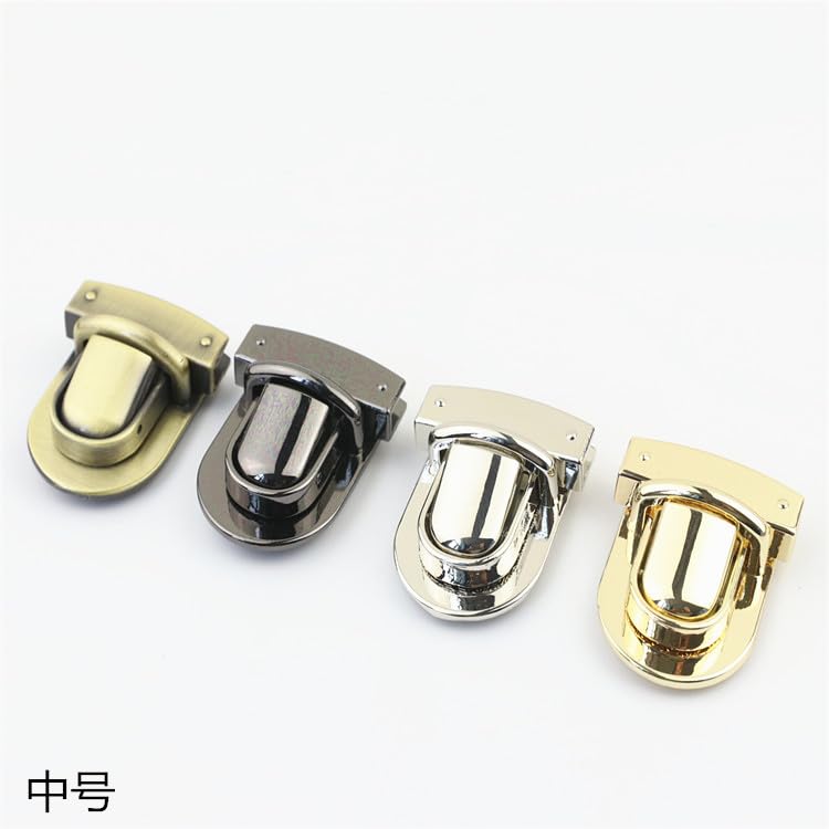 10-30 sztuk 42 x 49 mm czarne/brązowe metalowe zamknięcia obrotowe do toreb, zamknięcie na rękę, zamknięcie Tuck Lock, łapanie, portfel, sprzączka do torebki, "zrób to sam"