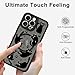 Heaofei Cute Magnetic Case for iPhone 14 Pro Max Case [ Compatible with MagSafe ] with Black Cat Cats Pattern Design for Women Girls Boys, Soft Bumper Hard Back Kawaii Animal Protective Phone Cover