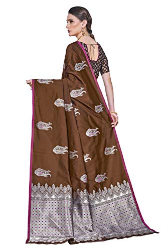 Image of Glory Sarees Women's Banarasi Silk Saree with Blouse Piece (GS Kara143 Parent)