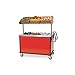 Lakeside 668 - Mobile Breakfast Cart, Stainless Steel/Laminate