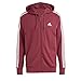 Produktbild Adidas Herren Essentials French Terry 3-Stripes Full-Zip Hoodie, Shadow Red, M