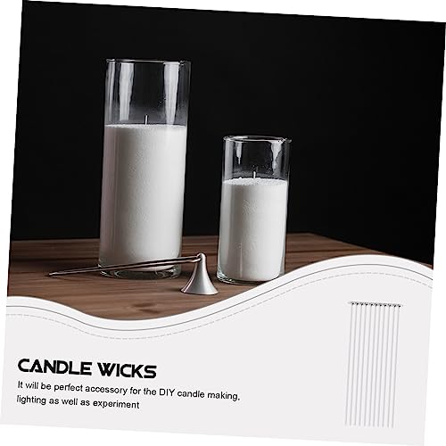 Pabilos de algodón para velas 100pcs para hacer velas DIY miniatura 3