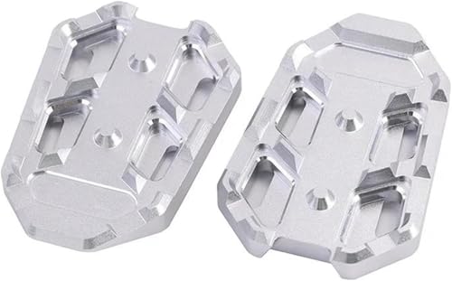 Repose-pieds avant Z900 en alu CNC argent de haute précision