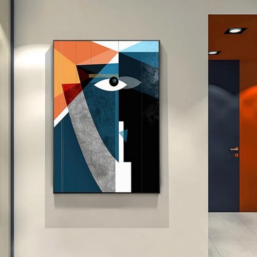 Toile art peinture KEBIA de qualite superieure pour affiches et impressions visages
