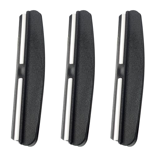 3 Stück Schwarz Schleifhilfe Messer,Schleifhilfe 15 Grad,Messerschärfer...