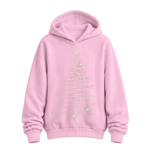 Christmas Sweatshirts For Women Plus Size Graphic Hoodies Sweat Top - image 4