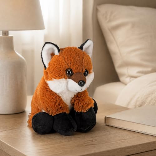 Wild Republic 16268 Hug'ems Plüschtier, Kuscheltier, Fuchs 18cm