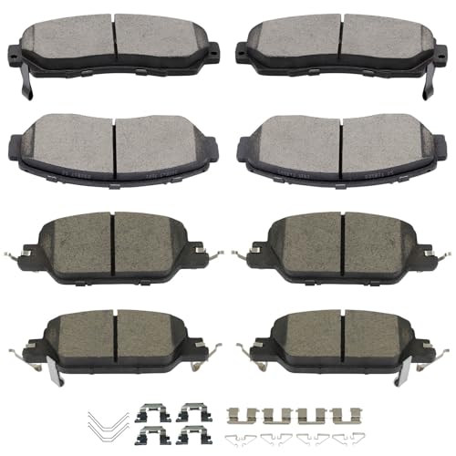 Image of SCITOO D1521 D2037 8PCS Front and Rear Ceramic Brake Pad Sets | Fit 2020-2022 For Honda For For CR-V 2.0L