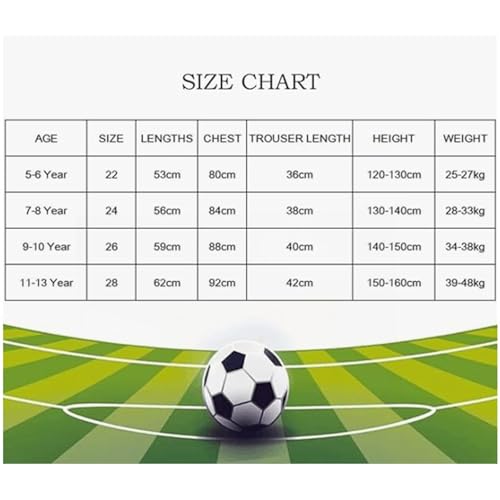 YEESON Camiseta de fútbol para niños, camiseta de fútbol para niños, Rosa, 9-10 años