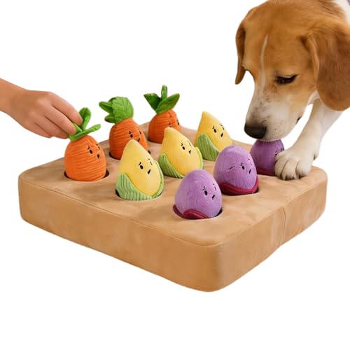 Jiwyunlu Hunde Schnüffelspielzeug | Futter-Quietsch-Beruhigungspad | Mentales Förderungsspielzeug für Hunde,Für Kätzchen, kleine, mittlere, große Rassen, drinnen, draußen, Spielen, gegen