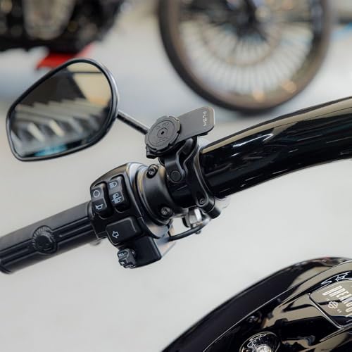 Image of Quad Lock Motorcycle Handlebar Phone Mount PRO - Large with Vibration Dampener and MAG Phone Case for iPhone 17 Air