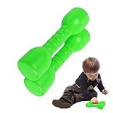 【Facile à utiliser】 Les jouets d'haltères pour sont faciles à utiliser, conception ergonomique, conception à ouverture fermée, gardent l'intérieur antirouille et durable, prise confortable, pas facile à