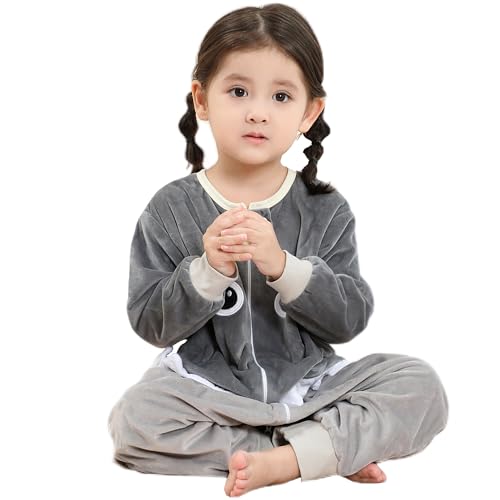 HAHASHOW Bebe gigoteuse avec jambes Manche longue l'hiver gigoteuse a pied Bebe Garcon Vetement Enfant Naissance Cadeau 3-5 ans, Le Requin